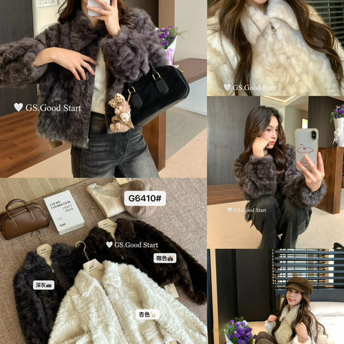 GS.GOODSTART环保毛毛外套女