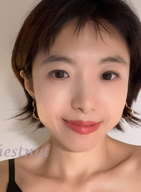 法式波光碎金爱心大圈 方格切割鎏金大耳圈 闪亮波光显脸小