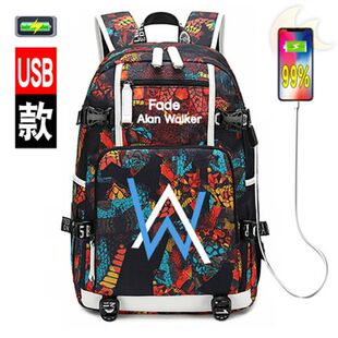 2025Alan Walker艾伦沃克Faded书包周边双肩包男女中学生背包