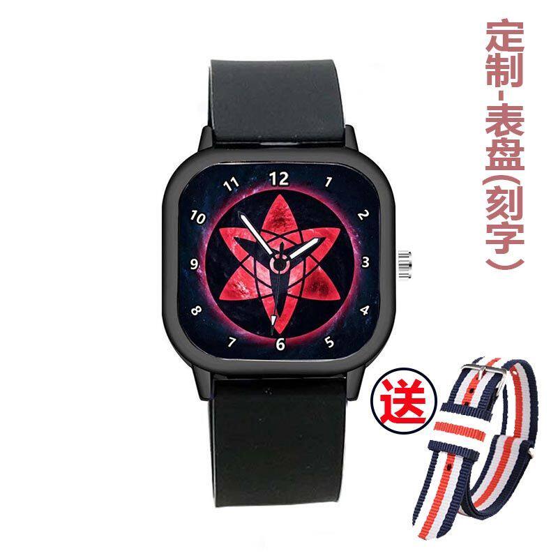 2024火影忍者手表佐助万花筒写轮眼卡卡西鸣人宇智波鼬指针石英表