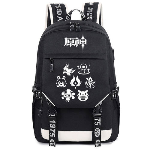 2024骑士团可莉原神游戏芭芭拉周边中小学生大容量书包男女简约双
