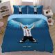 2024新款 曼联足球梅西全棉四件套纯棉C罗姆巴佩床单被套内马尔学