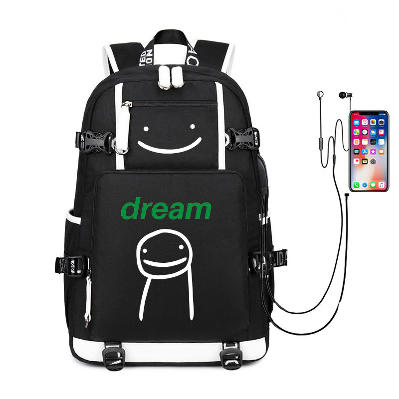 2024Dream书包大容量双肩包男初中小学生背包我的世界周边2021年