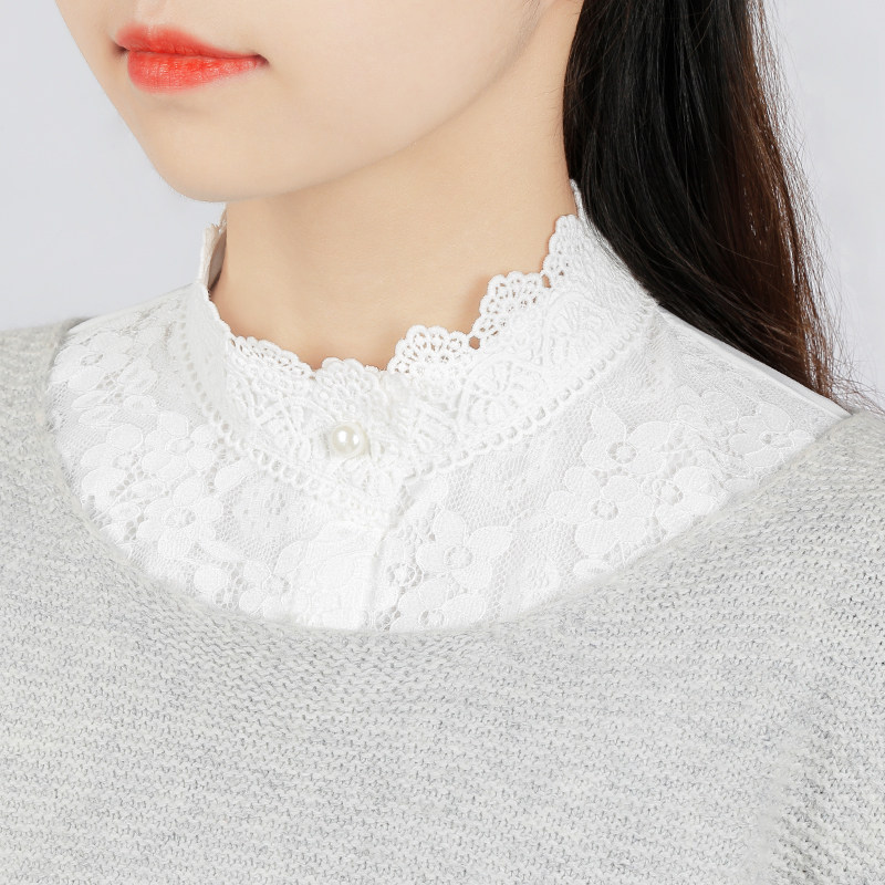 白色蕾丝假领子女配毛衣衬衫假领百搭花边衬衣领多功能假高领秋冬,服饰配件/皮带/帽子/围巾,假领,淘宝优惠券,粉丝福利购,淘宝优惠卷