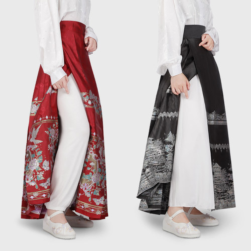 汉服马面衬裙内搭女旗袍打底裙