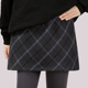 格子半身裙打底鲨鱼裤 高级感屁帘2025新款 大码 遮屁股神器卫衣叠穿