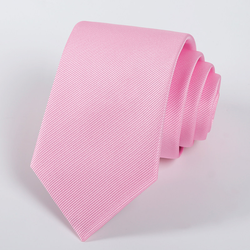 男士领带衬衫商务正装粉色领带学院风手打领带女装饰韩版结婚新郎