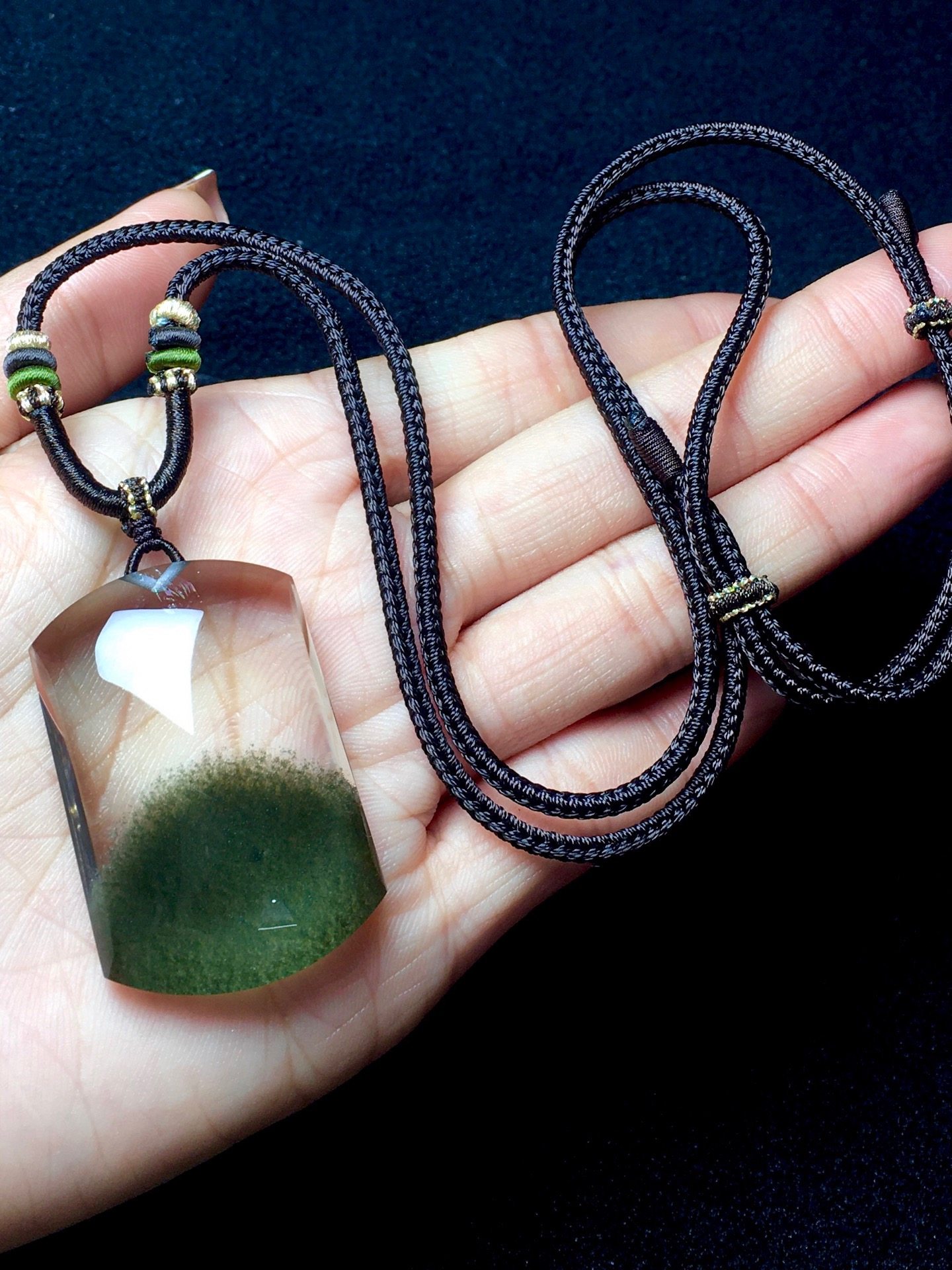 天然无事牌绿幽灵吊坠项链男女款毛衣链挂件饰品礼物送礼饰品,饰品/流行首饰/时尚饰品新,颈饰,淘宝优惠券,粉丝福利购,淘宝优惠卷