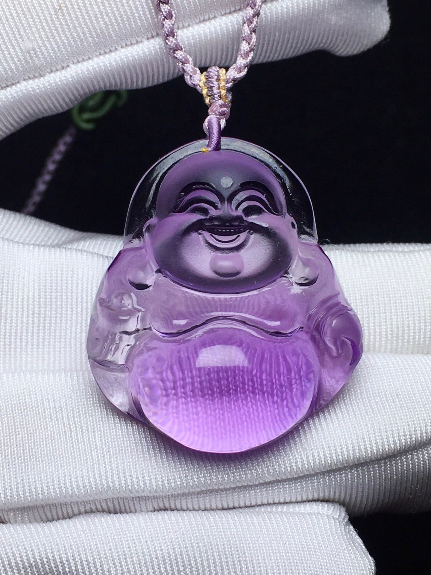 正品天然乌拉圭紫水晶弥勒佛吊坠项链女款毛衣链挂件饰品礼物送礼,饰品/流行首饰/时尚饰品新,颈饰,淘宝优惠券,粉丝福利购,淘宝优惠卷