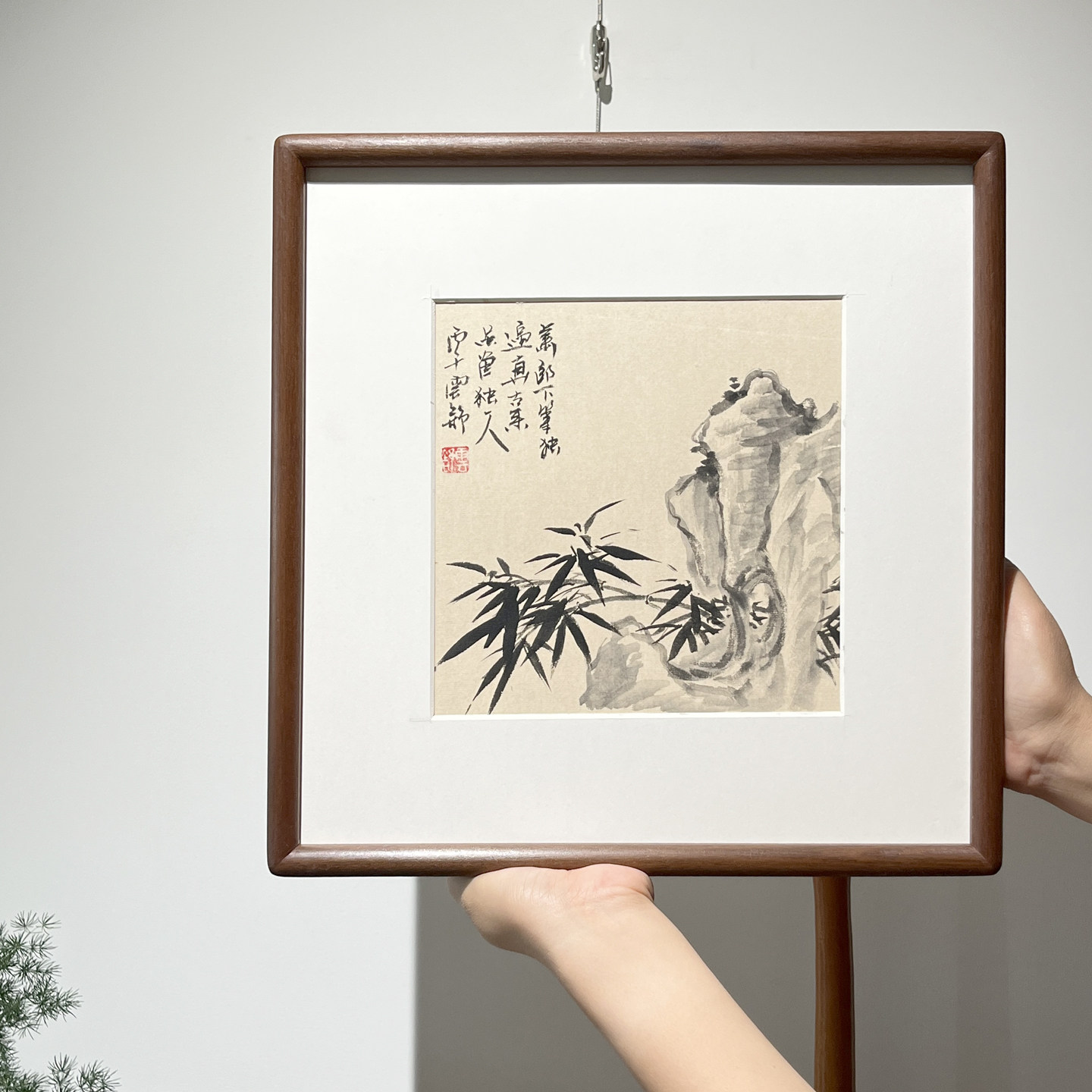 纯手绘中式国画竹子山水画书法字画客厅茶室书房作品真迹定制