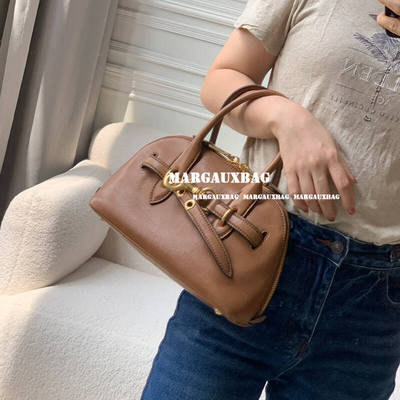 Aventure头层牛皮贝壳包手提包