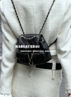 小香风24A头层牛皮鱼子酱纹青蛙包DUMA双肩包斜挎包手提包三用包