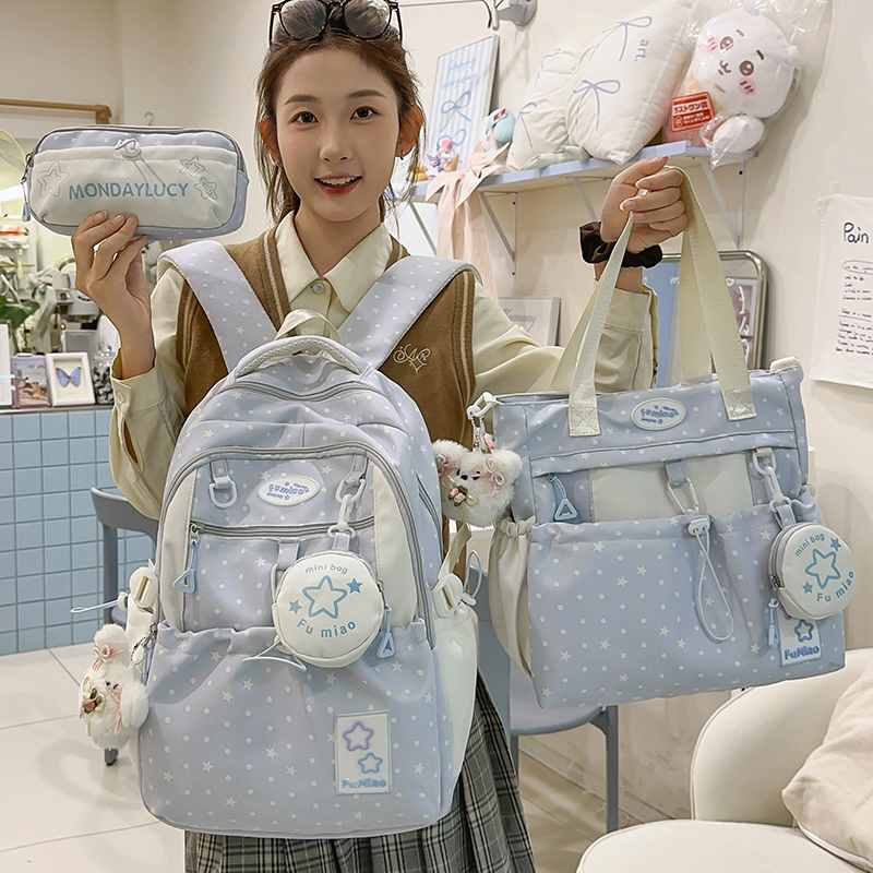 高颜值初中生韩版双肩背包