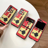 适用三星galaxyzflip7手机壳ins复古立体游戏机ZFlip4 6保护套zfold4外套 防摔套zfold7防摔fold5 6创意个性
