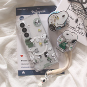 适用Galaxy三星ZFold7手机壳日漫卡通史努比ZFold5保护套手链W24摇摇磁吸支架zfold6双层折叠zfold3软套fold4