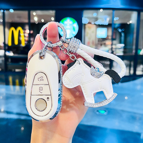 适用于奥迪a5l钥匙套26款A5L新Q6L e-tron专用A6L/A4L/A3L车壳扣