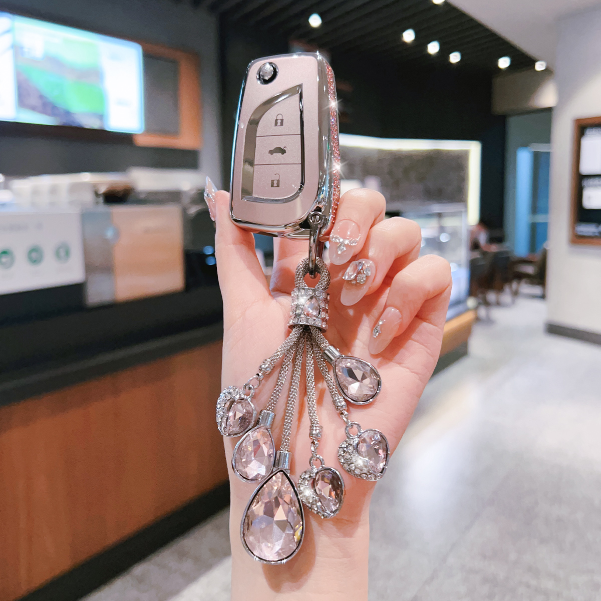 适用于丰田卡罗拉钥匙套雷凌锐志锐放折叠荣放车汉兰达扣威兰达壳