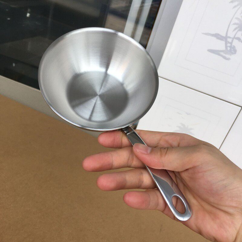 出口订单18-10不锈钢单柄迷你小炒锅宝宝辅食锅酱汁锅炒茶小锅