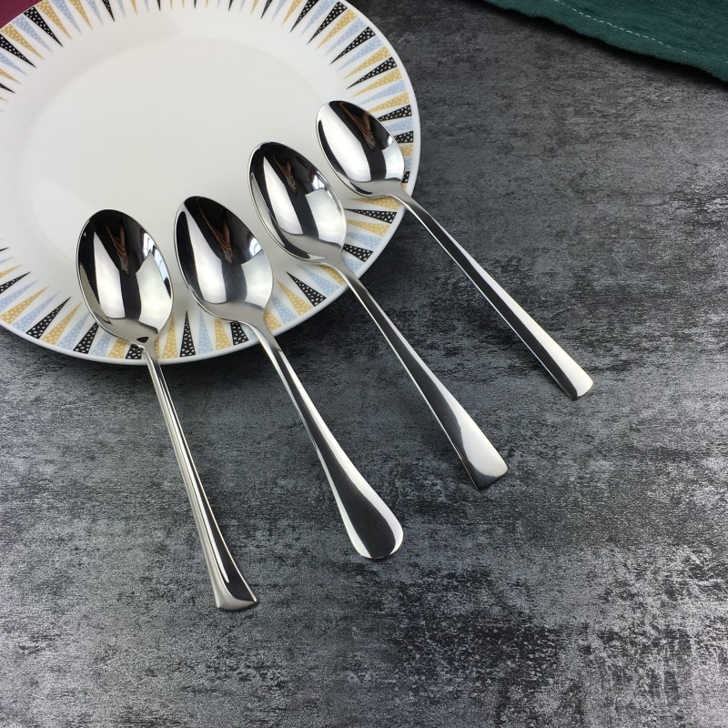 出口304不锈钢饭勺儿童勺甜品勺