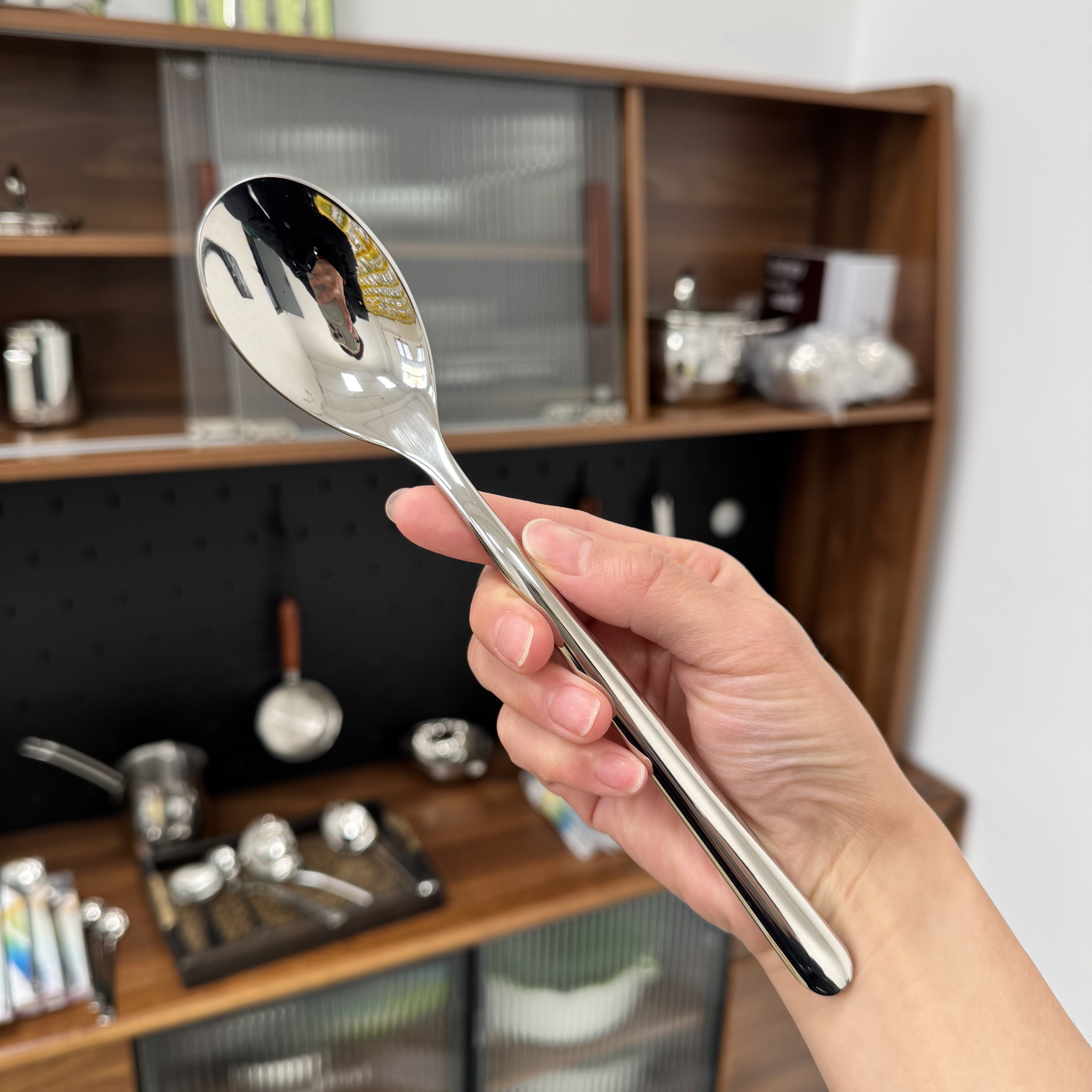 出欧洲 18/10不锈钢长柄拌饭勺主餐更汤匙调羹吃饭喝汤勺子,餐饮具,西餐勺,淘宝优惠券,粉丝福利购,淘宝优惠卷