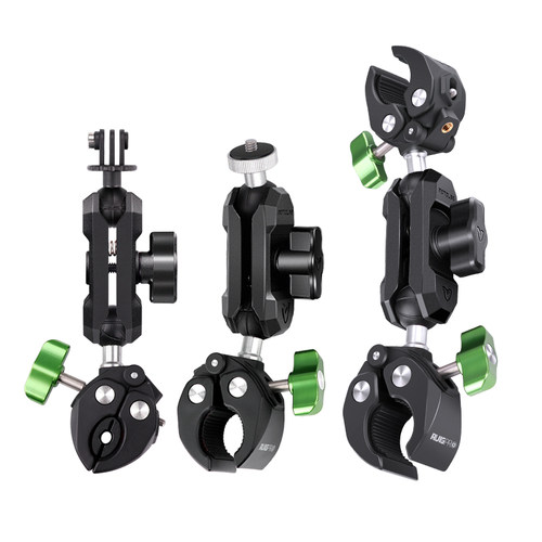 摩托车大力夹摄影手机第一人称视角支架适用gopro/insta360运动相