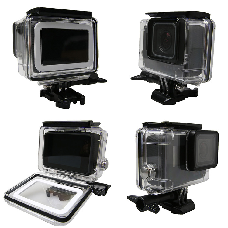 gopro hero6/5 相机防水壳45米潜水壳潜水滤镜 gopro狗6相机配件