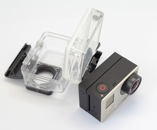 适用于GoPro HERO4/3+ LCD 液晶显示屏防水壳/扩展/背夹电池后盖