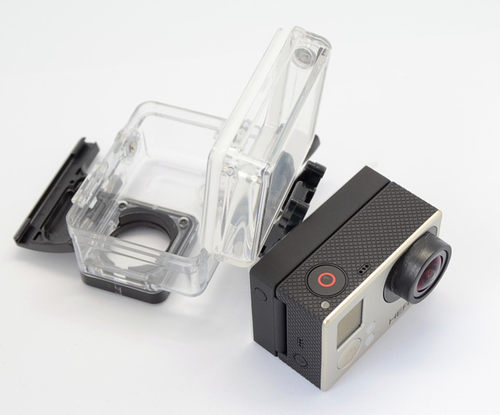 适用于GoPro HERO4/3+ LCD 液晶显示屏防水壳/扩展/背夹电池后盖