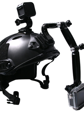 gopro11头盔hero9/10相机手机头盔支架攀岩战术实时面部捕捉动画