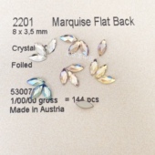 奥地利进口施家钻美甲钻平底钻闪烁多边马眼钻2201闪烁蓝金丝绸玫