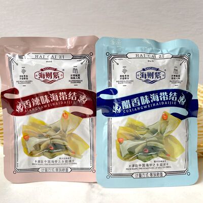 海财紫海带结醋香味香辣味