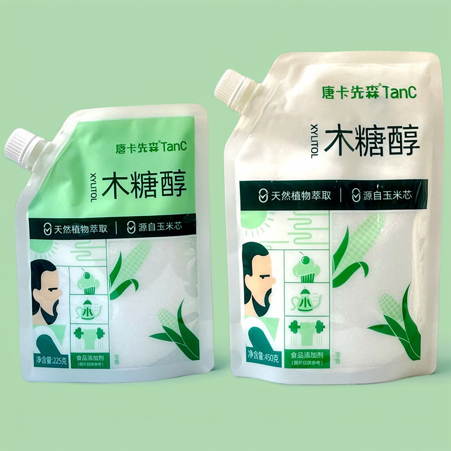 唐卡先森木糖醇代糖225g袋装