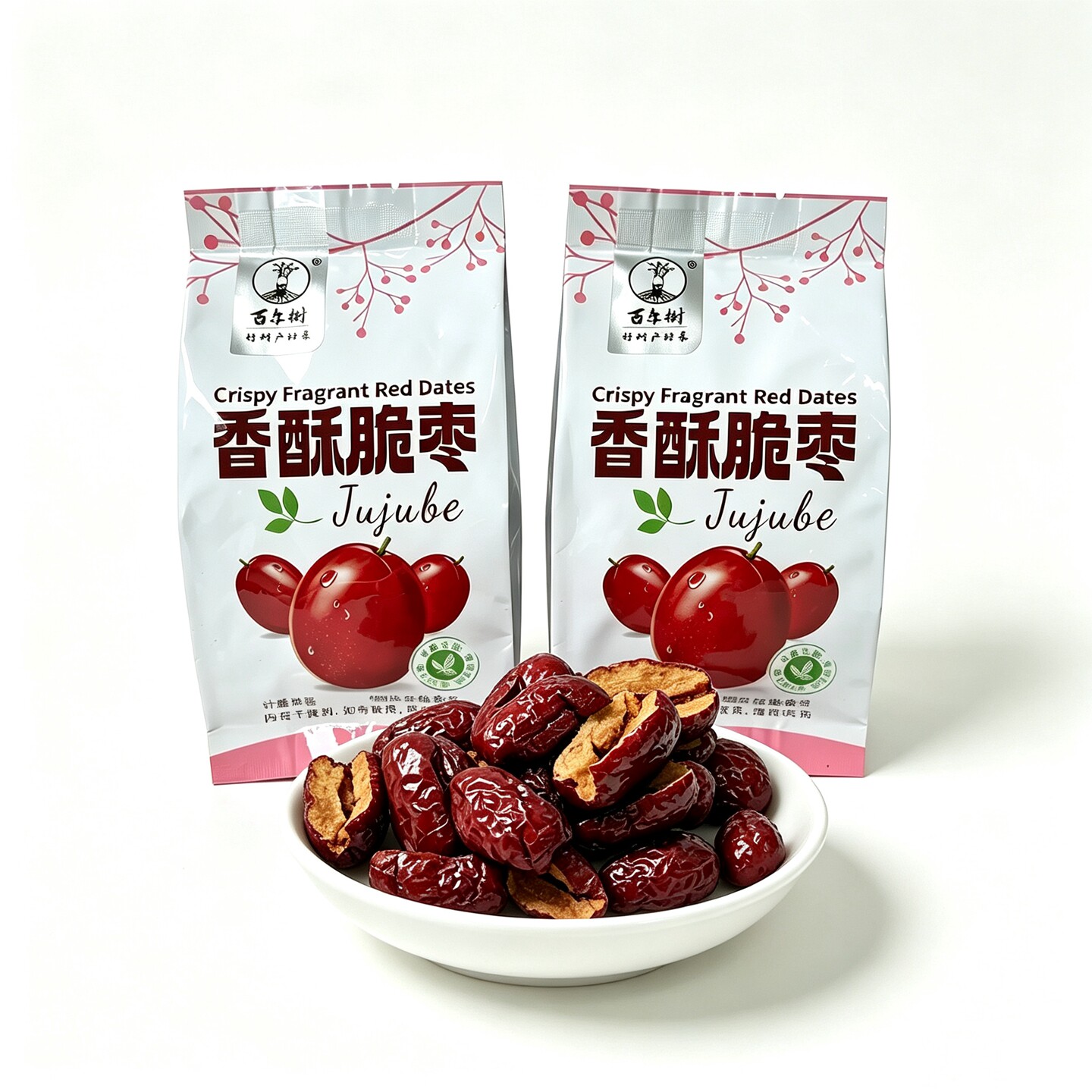 百年树香酥脆枣散称小包装脆冬枣即食无核红枣干蔬菜果干零食小吃