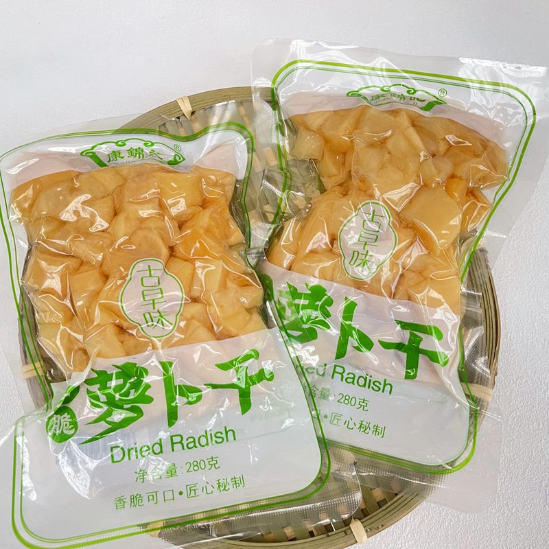 康锦记香脆萝卜干搭粥下饭菜