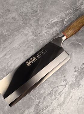 日本进口健次郎作10cr18mov夹钢切片刀超锋利菜刀复合钢高端刀具