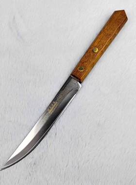 日本进口健次郎67层大马士革钢水果刀手把肉刀户外家用厨房直刀