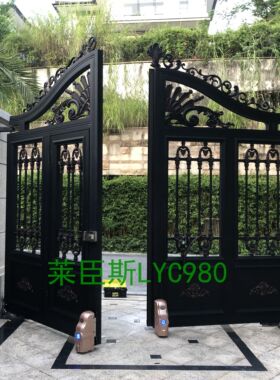 莱臣斯LYC980MS平开门机LYCONS智能铁艺门电机对开电机遥控开门机