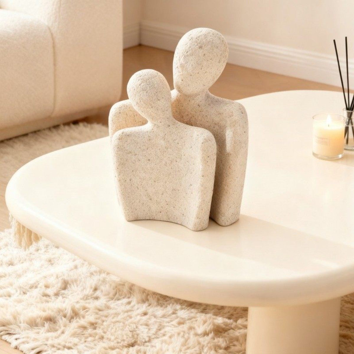 侘寂风人物造型树脂桌面摆件客厅装饰品奶油风高级感日常送礼,家居饰品,装饰摆件,淘宝优惠券,粉丝福利购,淘宝优惠卷