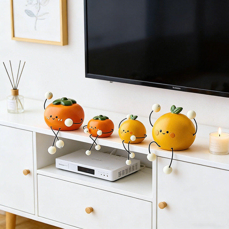 创意可爱电视柜边吊脚娃娃小摆件桌面家居客厅墙上置物架装饰品,家居饰品,装饰摆件,淘宝优惠券,粉丝福利购,淘宝优惠卷