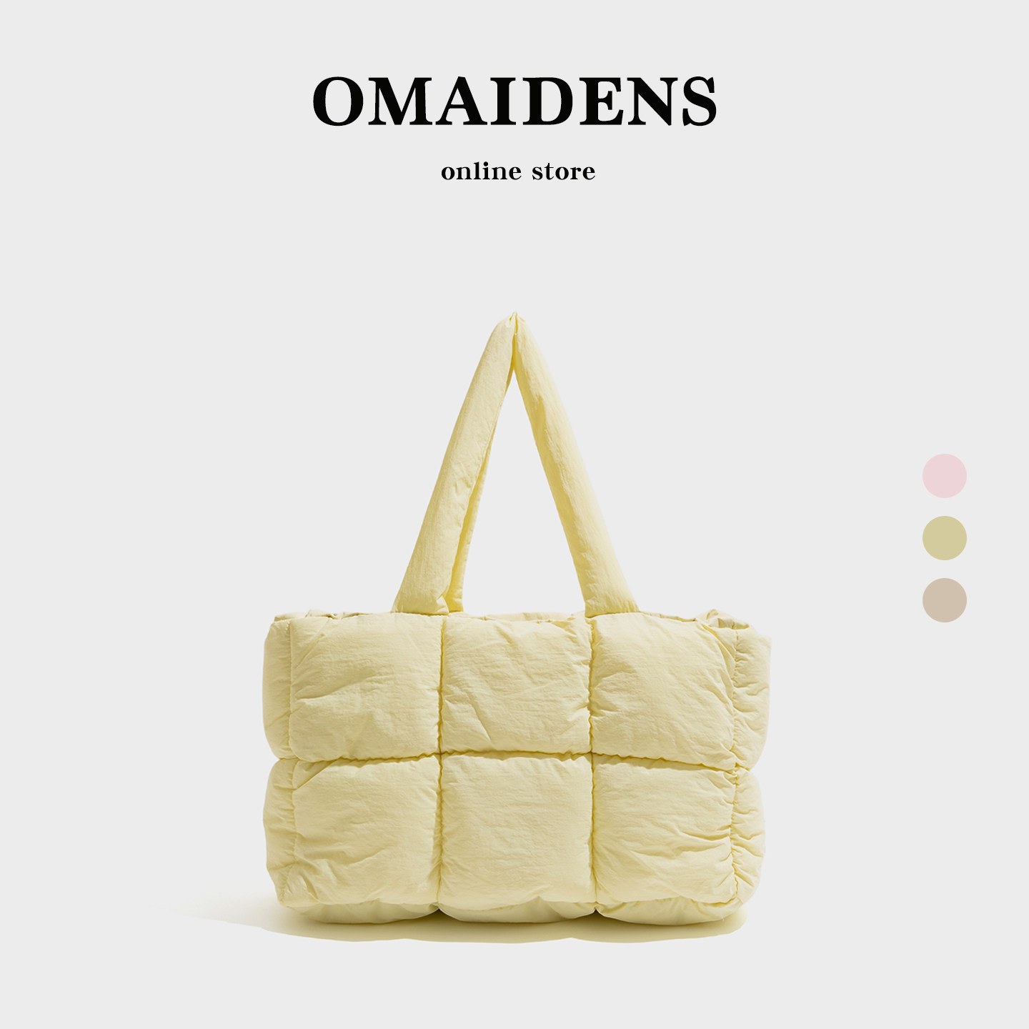 橙子少女小清新日光黄柔软充棉包包通勤手提包大容量松弛感单肩包,箱包皮具/热销女包/男包,托特包,淘宝优惠券,粉丝福利购,淘宝优惠卷