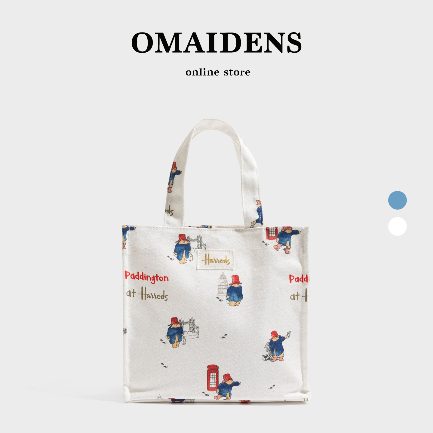 可爱卡通小熊印花包包欧美购物袋