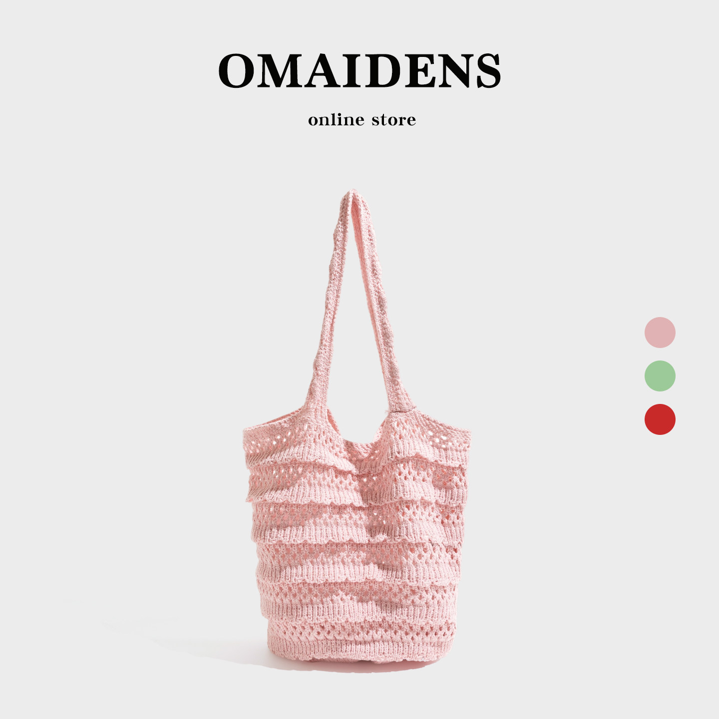 森系文艺风编织包包2025秋冬