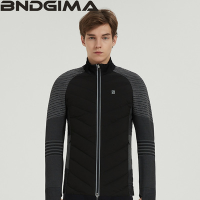 BNDGIMA滑雪羽绒服女短款立领