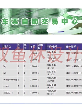 255ASPNET1003基于.NET火车联网售票系统|程序项目源码