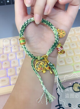 藏式情侣手绳醒狮轻奢手链