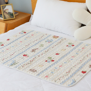 纯棉防滑姨妈垫兔笼床垫生理期例假宠物防侧漏学生女宿舍可水洗