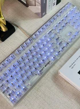 JRK108键机械键盘冰晶三模无线蓝牙2.4G有线MAC电脑客制化热插拔