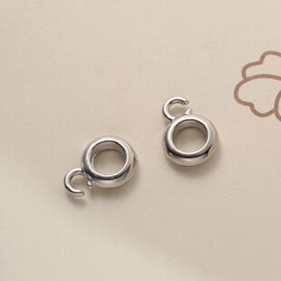 吊扣圈圈挂件圆形连接环开口吊饰diy项链挂扣吊坠扣饰品配件材料