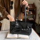 小众设计韩版 腋下包秋冬新款 大容量通勤百搭托特包机车风单肩包女