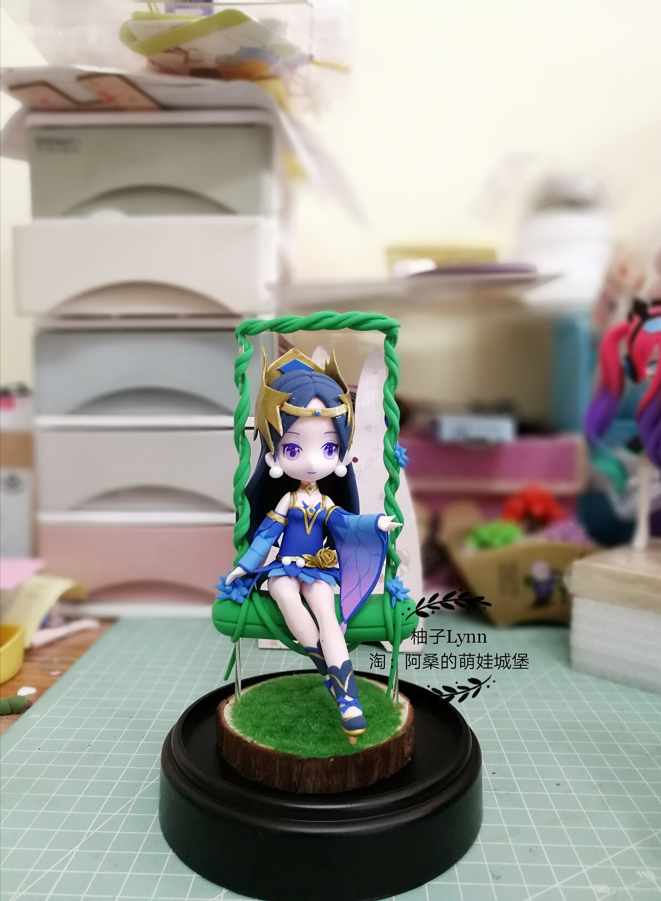 【阿桑】王者貂蝉仲夏夜之梦圣诞恋歌绝世舞姬手办模型粘土定制